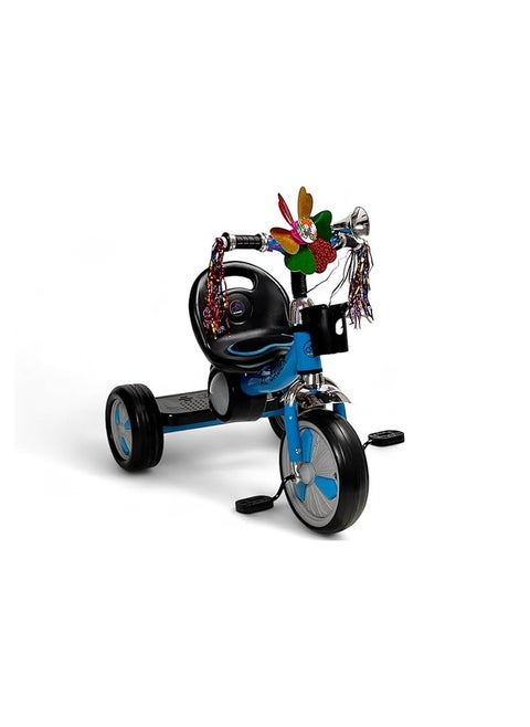 ALBADER Kids Balance Bike Kids Tricycles for 2-6 Years, Toddlers Trike with Lighted Wheels, Tricycle For Toddlers With Sounds and Lights, Baby Trikes Kids Cycle with Basket
