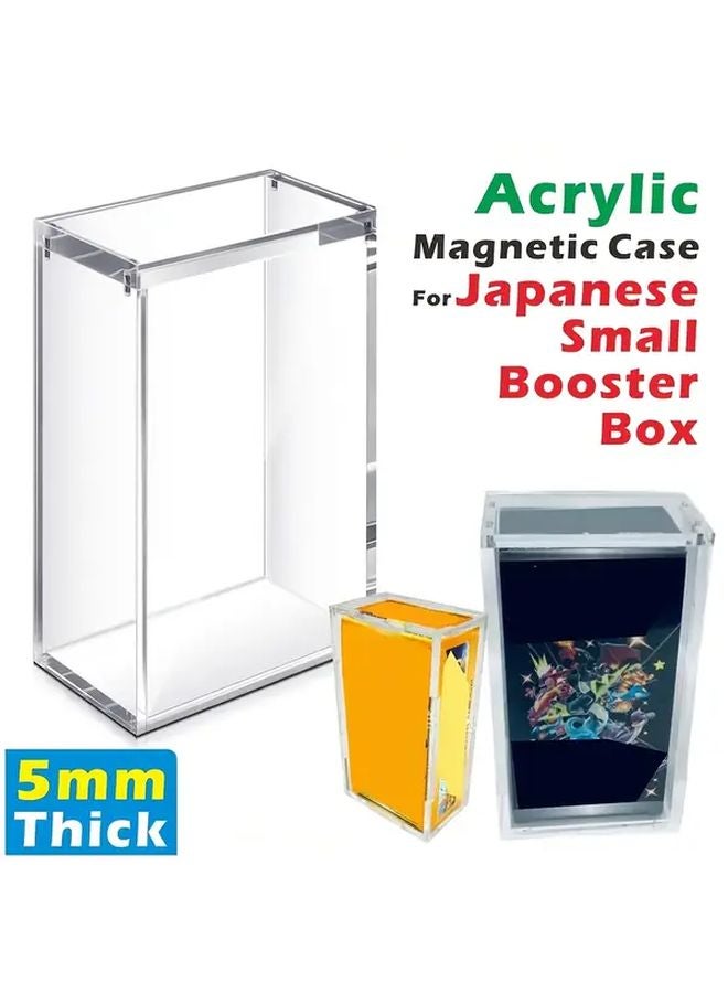 1pc Transparent Acrylic Magnetic Closure Storage Box Stackable For TCG Cards - Image 4