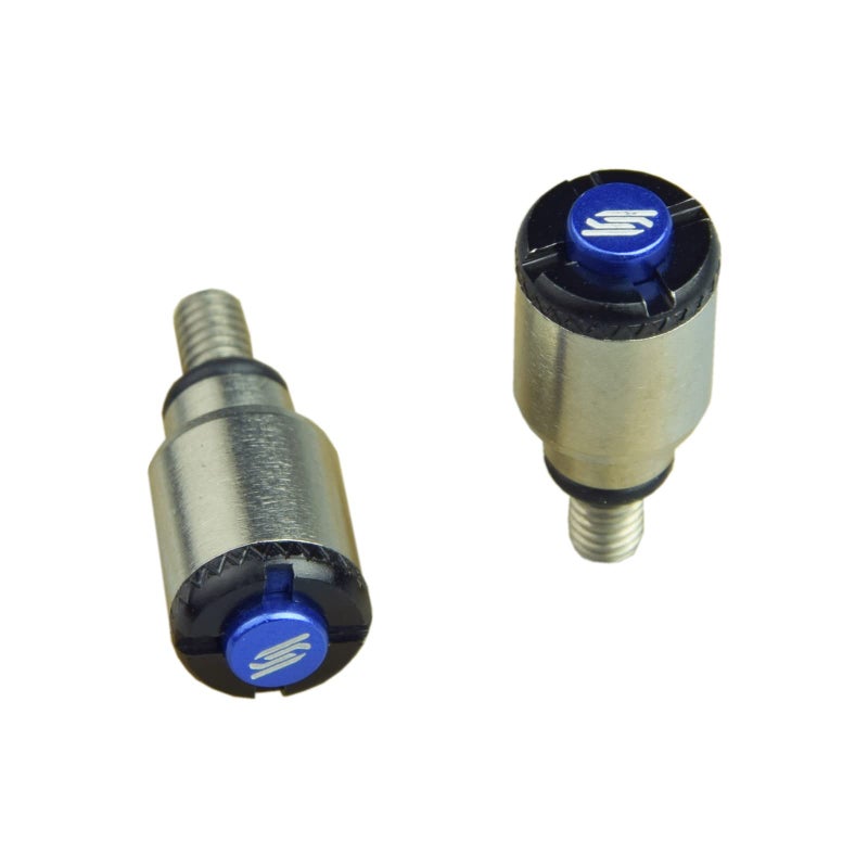 صمامات تنفيس الهواء SCAR لفورك M4x07mm متوافقة مع KTM HUSQVARNA GASGAS WP زرقاء