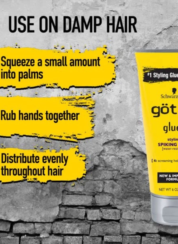 got2b Glued Styling Spiking Glue – Extreme Hold Hair Gel, 35g – Long-Lasting, Water-Resistant & Strong Hold for All Hairstyles - Image 3