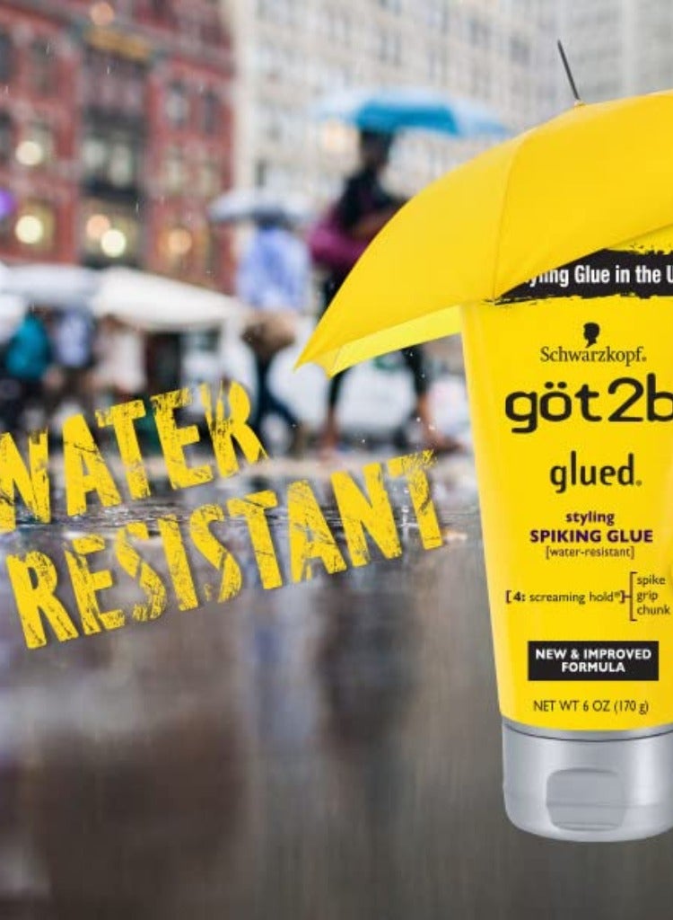 got2b Glued Styling Spiking Glue – Extreme Hold Hair Gel, 35g – Long-Lasting, Water-Resistant & Strong Hold for All Hairstyles - Image 2