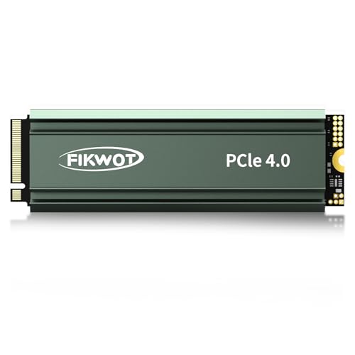 Fikwot FN960 4TB M.2 NVMe SSD PCIe Gen4 x4 2280 Internal Solid State Drive with Heatsink, Up to 5,000MB/s, Dynamic SLC Cache, Compatible with PS5 Internal SSD - Image 1