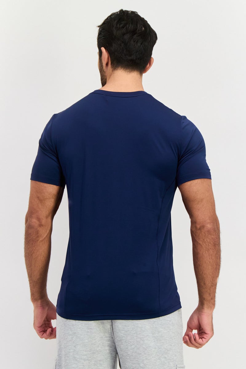 PUMA Puma x First Mile Men Sportswear Fit Short Sleeves Running T-Shirt, Navy - Image 3