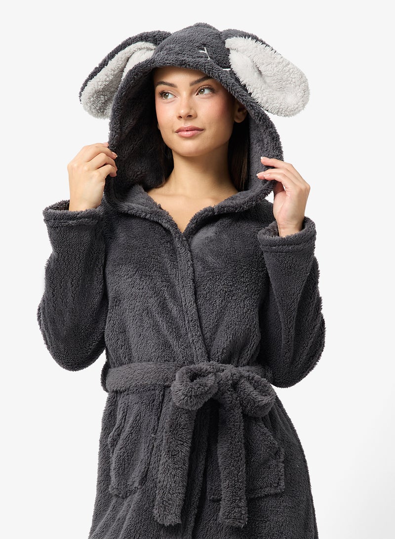 جينجر أرواب فانيلا ناعمة بأذنين بغطاء رأس - Image 3