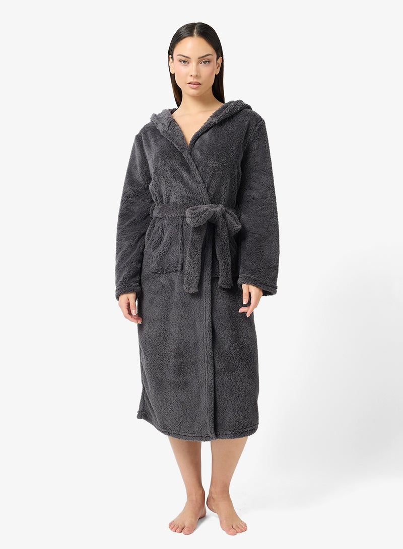 جينجر أرواب فانيلا ناعمة بأذنين بغطاء رأس - Image 1