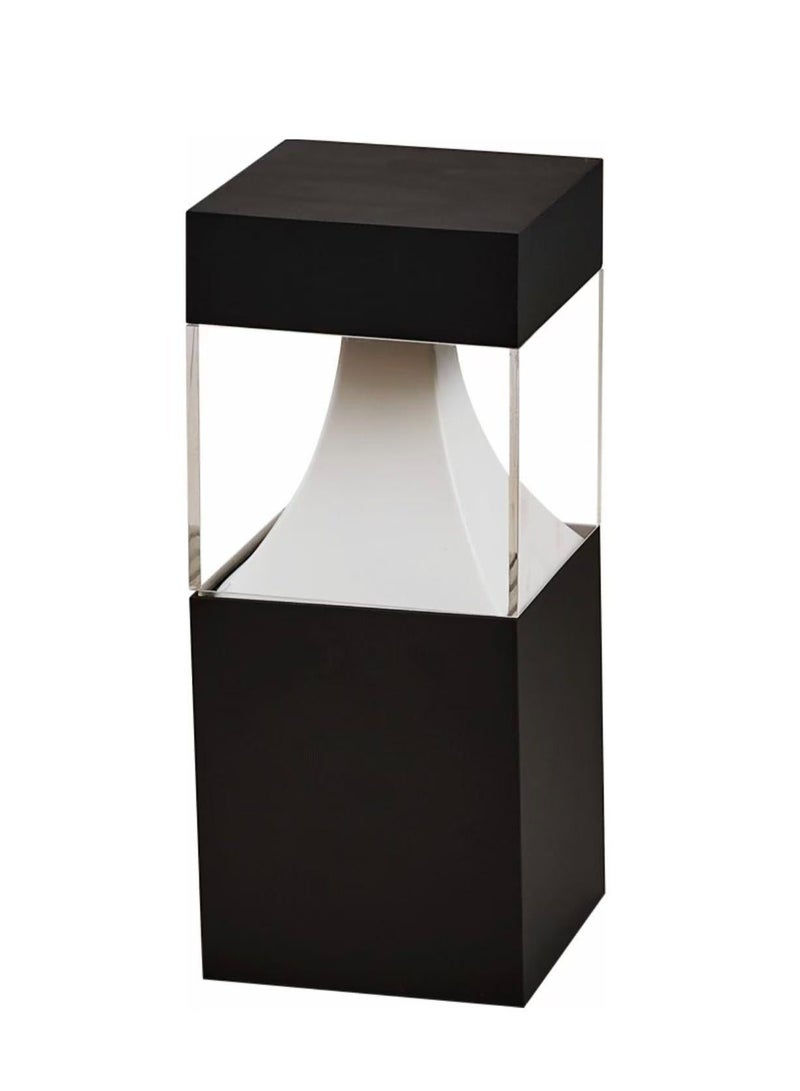 VMAX LED Garden Light 15W, 2000LM High Brightness IP65 Waterproof Aluminum Bollard Light, Square Modern Landscape Lamp for Villa Exterior, Pathway & Garden, Warm White - Image 2