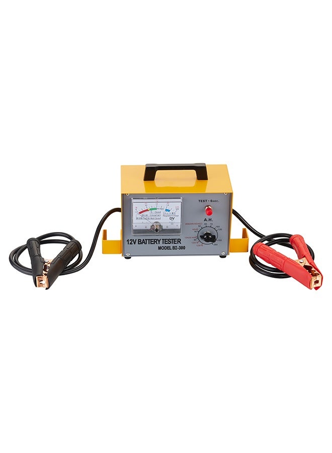 LAWAZIM Pro7 BI-300 Battery Tester - 12V Automotive Battery Load Tester, Amp Hour Selector (30-200Ah)- Charging Voltage Check, Manual Tester for Car, Truck, Motorcycle, Garage & Workshop - Image 2