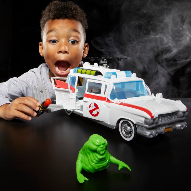 Ghostbusters Track & Trap Ecto-1 Toy Vehicle with Fright Features Ecto-Stretch Tech Slimer Accessory, Compatible with 5-Inch Toys, 4+ - Image 5
