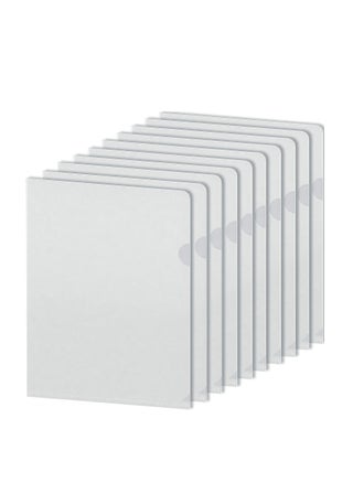 Clear File, A4 Plastic Transparent Folders L-Type For Documents Paper Storage School Office Supplies (Pack of 12) - pzsku/ZA89914AE69D9F077CDD5Z/45/_/1740574181/7a6eaf22-4b1b-460d-b63b-9496efd983ca