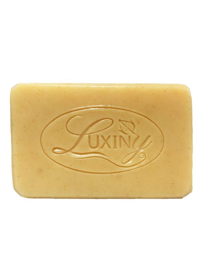 Luxiny Natural Soap Bar Luxiny Lemon Drop Handmade Body Soap With Lemongrass And Litsea Essential Oil Is A Palm Oil Free Bath Soap Bar Vegan Castile Soap For All Skin Types Including Sensitive Skin (Single) - Image 1