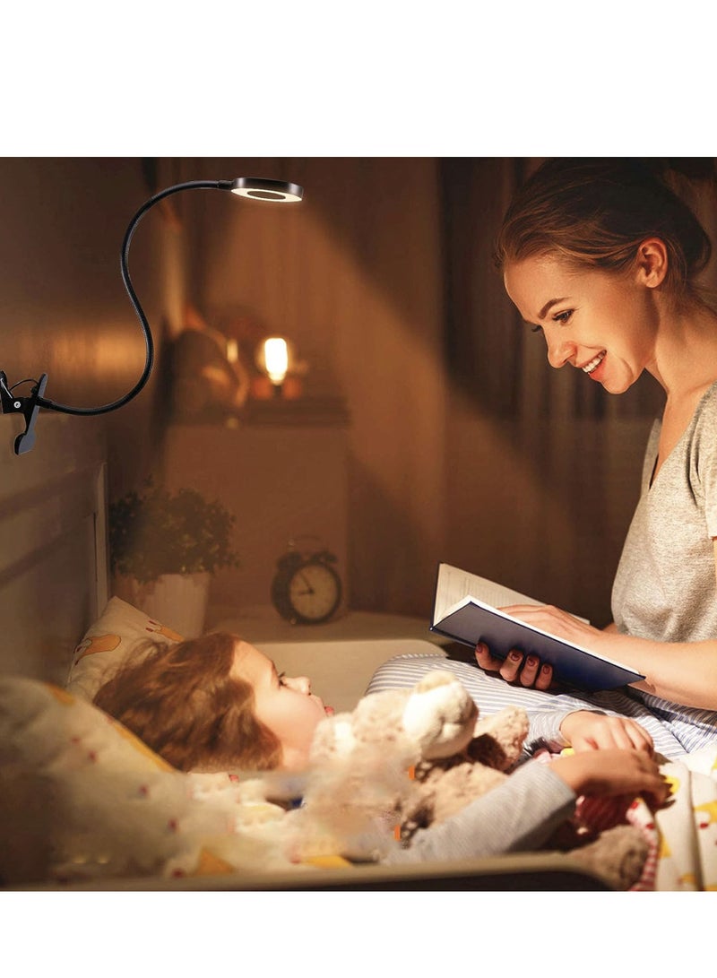 Ring Light with Clamp， For Video Conference Lighting, Computer Webcam, USB LED Laptop Light for Zoom Meetings Reading with 3 Color 10 Dimming Level - Image 5