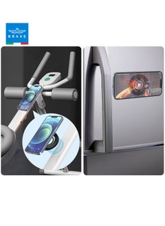 Brave 3-in-1 Foldable Magnetic Phone Holder, Dual-Sided Magnetic Removable Ring Grip & Kickstand, Universal Stand for iPhone 16/15/14/13/12 MagSafe Case & Android, Compatible with Magnetic Car Mount, Gym, Desk Use, Strong Magnet, All-Metal Portable Stand, Supports All iOS/Android Devices, Multi-Purpose Accessory (Black)  - Image 5