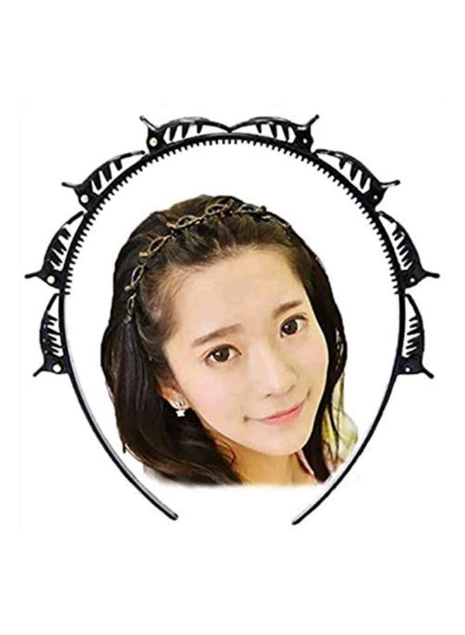 MANSTE ENTERPRISE Hair Styling Twist Plait Clip Front Hair Twister Headbands for Knitting (Pack of 1) - Image 2