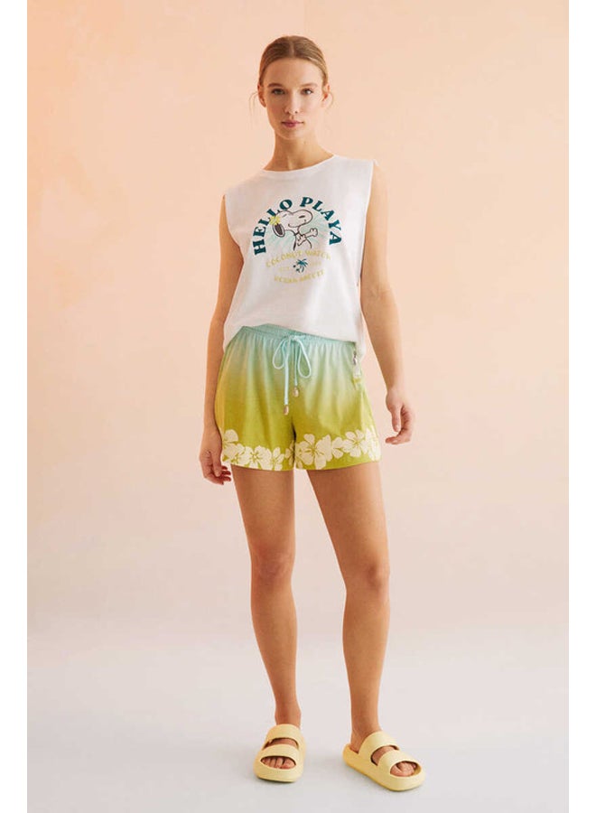 women'secret Tie dye Snoopy shorts - Image 3