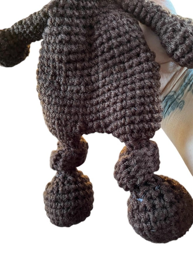 Crochet Snugger Dog Toy Plush Stuff Animal with 11 Squeakers Handcrochet - Image 5