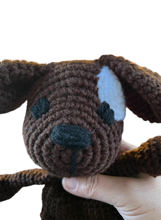 Crochet Snugger Dog Toy Plush Stuff Animal with 11 Squeakers Handcrochet - Image 2