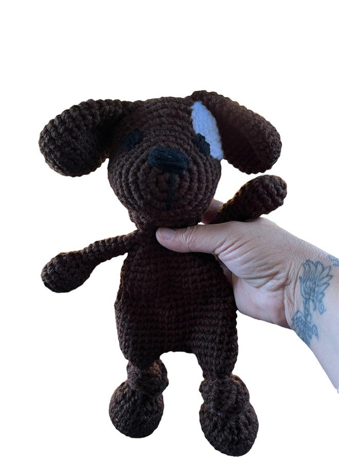 Crochet Snugger Dog Toy Plush Stuff Animal with 11 Squeakers Handcrochet - Image 3