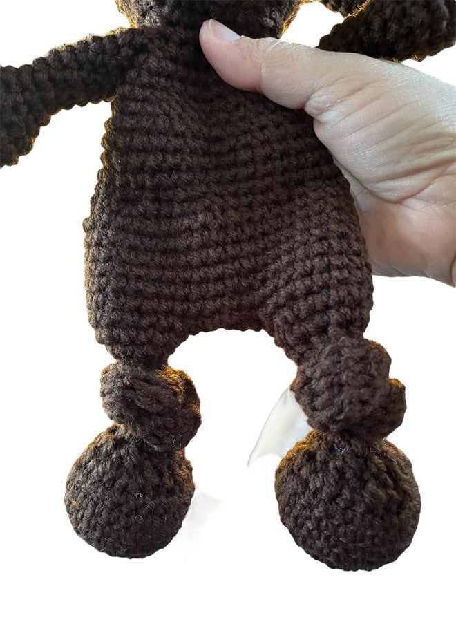 Crochet Snugger Dog Toy Plush Stuff Animal with 11 Squeakers Handcrochet - Image 4