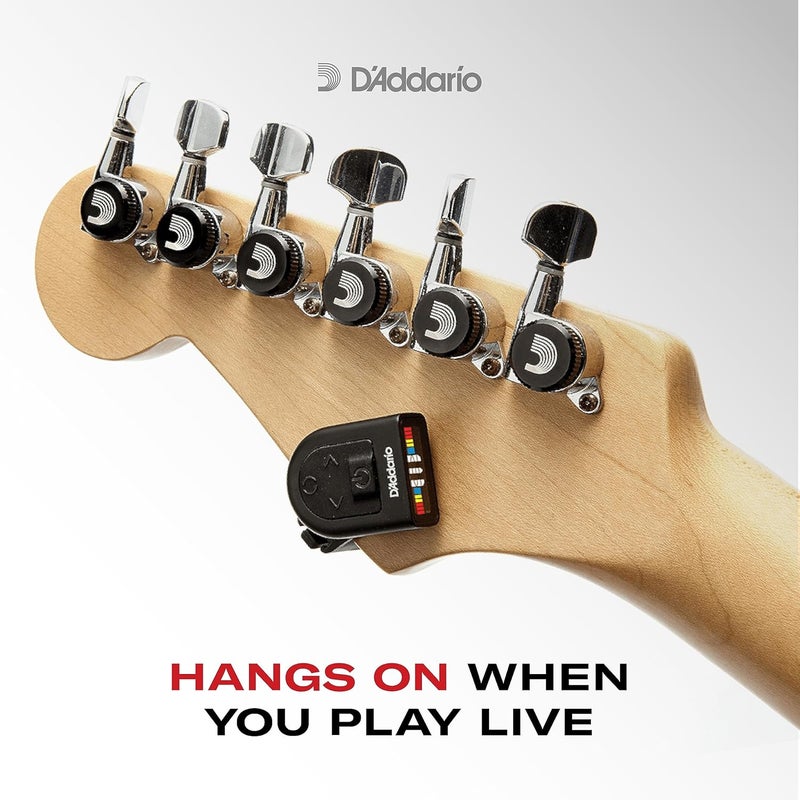 D'Addario PW-CT-12RC Micro Headstock Rechargeable Tuner - Image 4