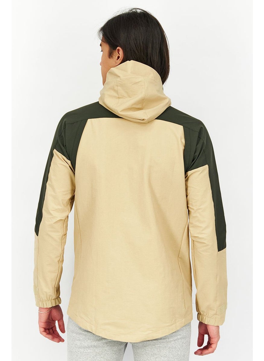 Adidas - Men Sportswear Fit Long Sleeve Parka Jacket, Khaki - Image 1