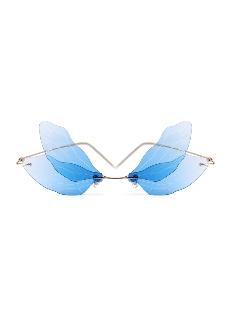 Woggles Red Pappy Zanthe Blue Butterfly Sunglasses