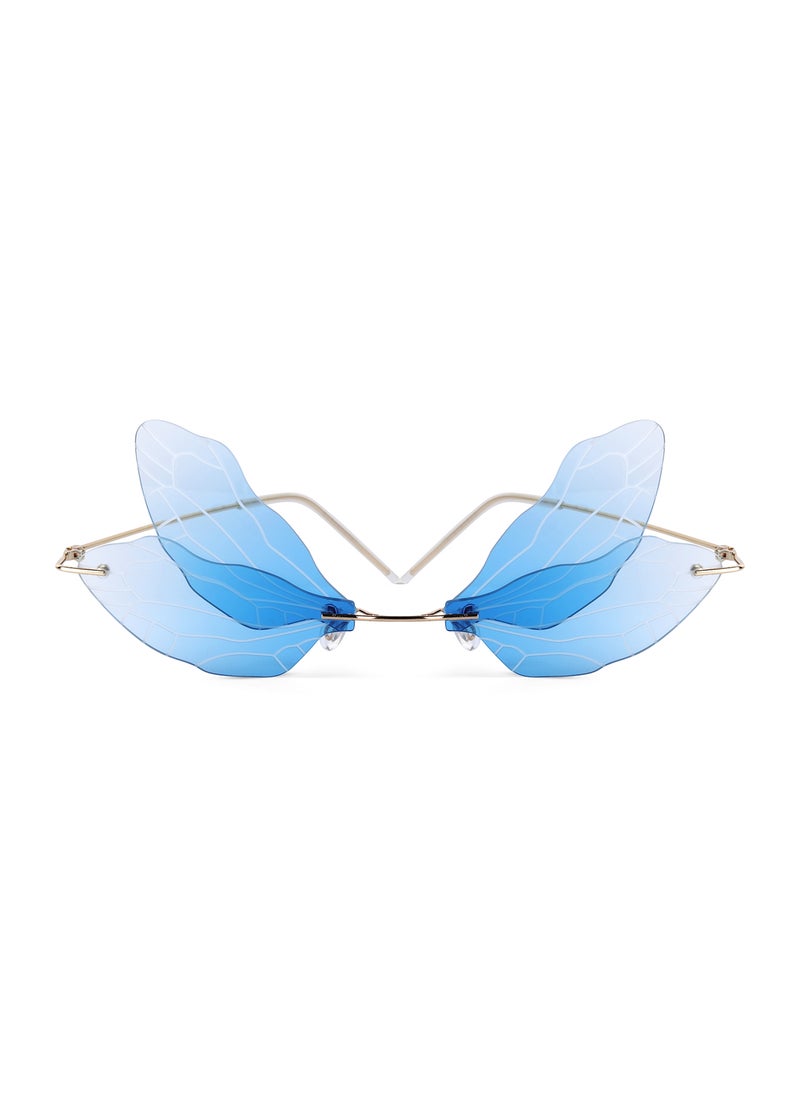 Woggles Red Pappy Zanthe Blue Butterfly Sunglasses  - Image 2