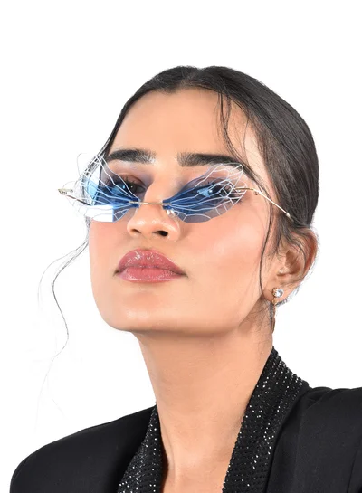 Woggles Red Pappy Zanthe Blue Butterfly Sunglasses
