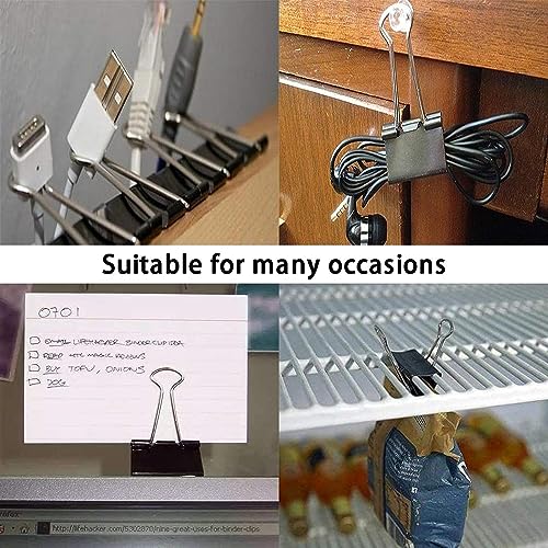 IMPRINT Small Size Binder Clip Jar - 1 Pack of 96 pcs of 15 mm Binder Clips - Image 4