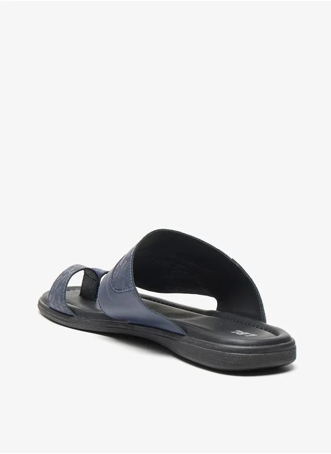 ال بي ال من شو اكسبرس Mens Textured Slip-On Arabic Sandals