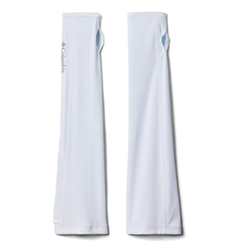 Columbia Unisex PFG Freezer Zero II Cooling Arm Sleeves White XSmall - Image 1