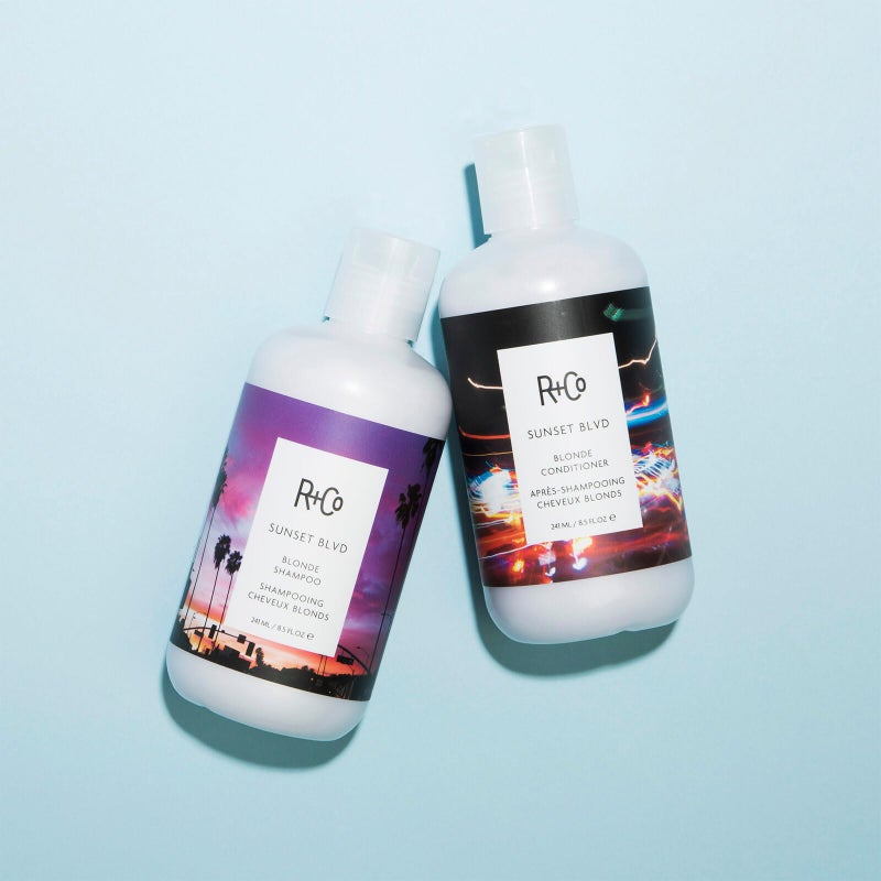 R+Co Sunset Blvd Daily Blonde Shampoo | Daily Brightening + Combats Brassiness + Hydrating | Vegan + Cruelty-Free | 8.5 Fl Oz - Image 2