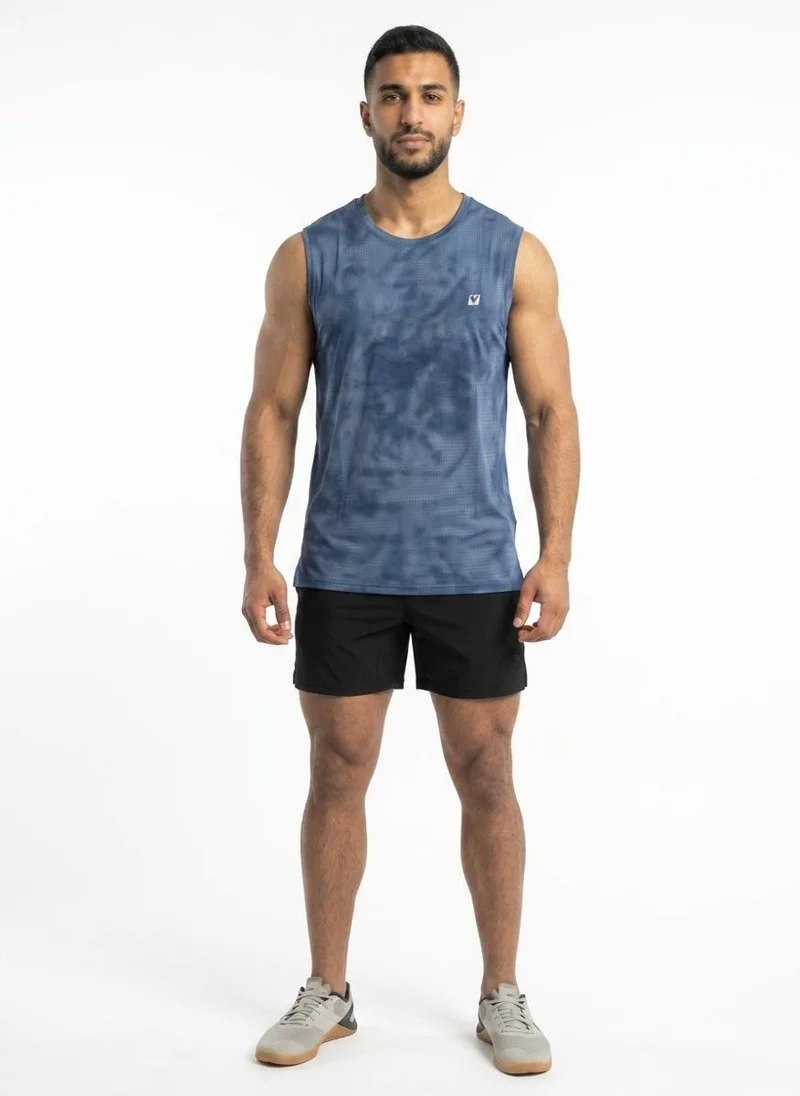 Moveletix  Men's Training Tank Top Blue Ultra Cooling for Men | Best Price UAE