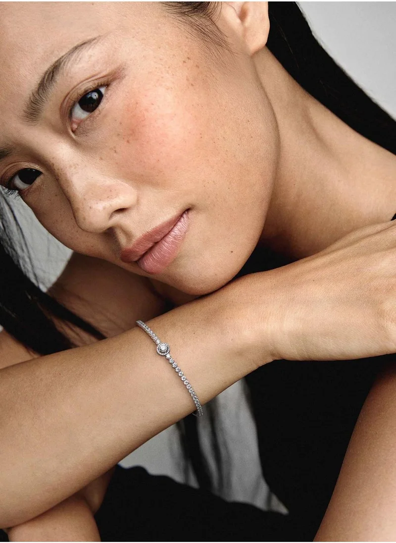 PANDORA Sparkling Halo Tennis Bracelet