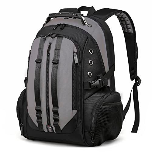 Red Lemon Swisslook Polyester Bange Series 45L 15.6-inch Laptop Bags Backpack for Men and Women Water-Resistant USB Anti Theft Travel Backpack -GREY - Image 1