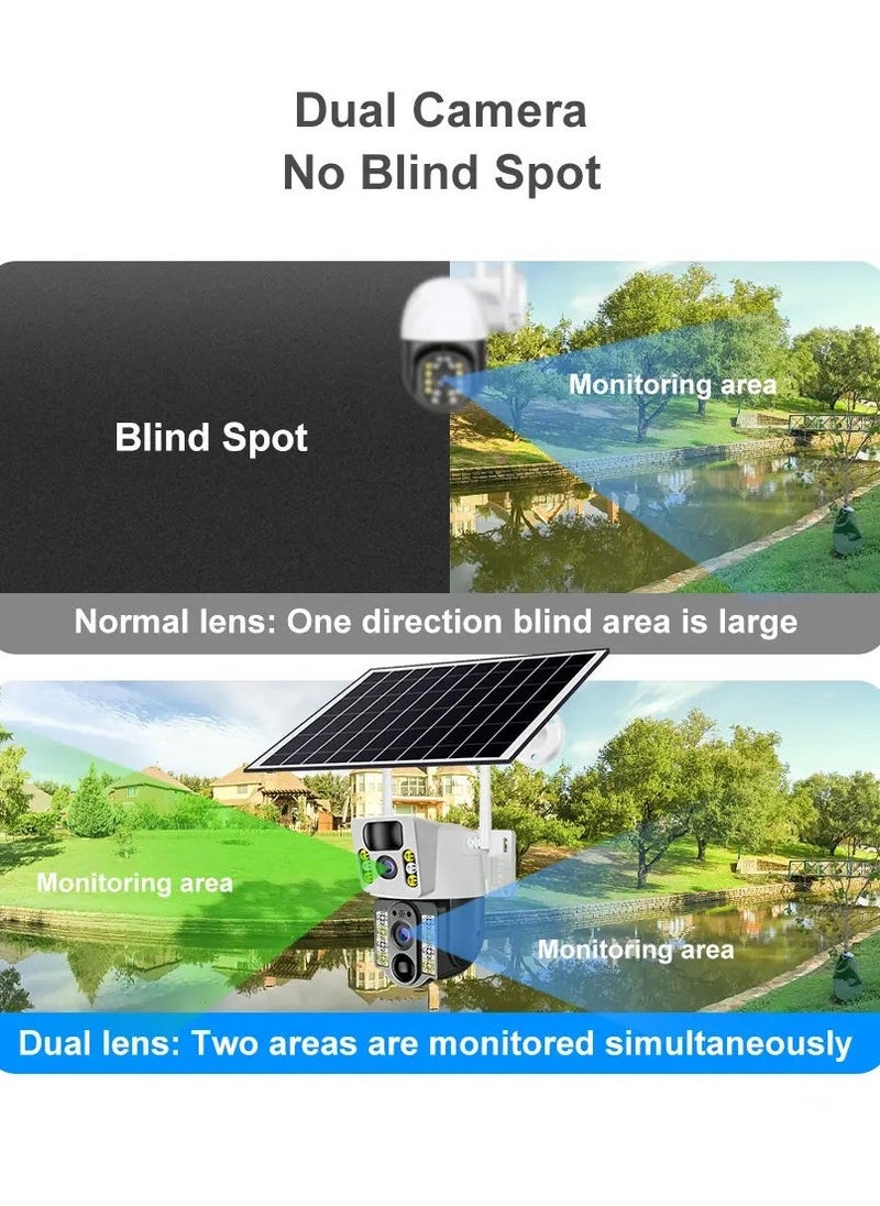 ELTRAZONE 4G Smart Solar Security Camera 8MP Dual Lens | Wireless Outdoor CCTV with AI Human Detection, Full Color Night Vision, Two-Way Audio, Waterproof Design & Remote App Monitoring - Image 5