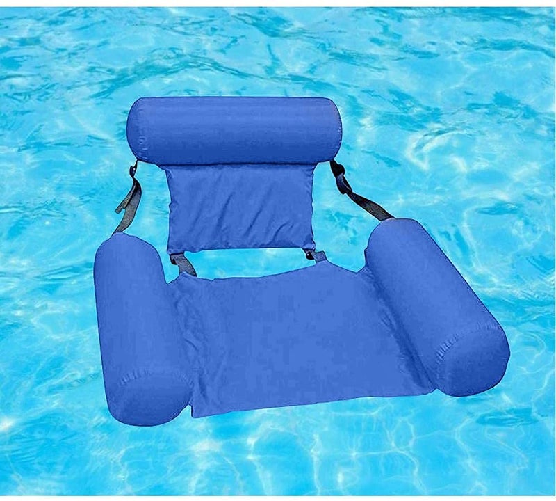 Lampostick Inflatable Swimming Floating Chair with Mini Electric Air Pump Ultimate Poolside Comfort and Convenience Set - Image 3