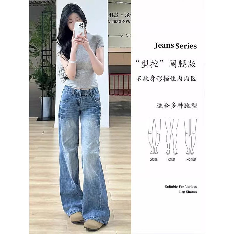 Unisex Classic Denim Jeans Loose Fit Daily Outdoor Wear - Image 4