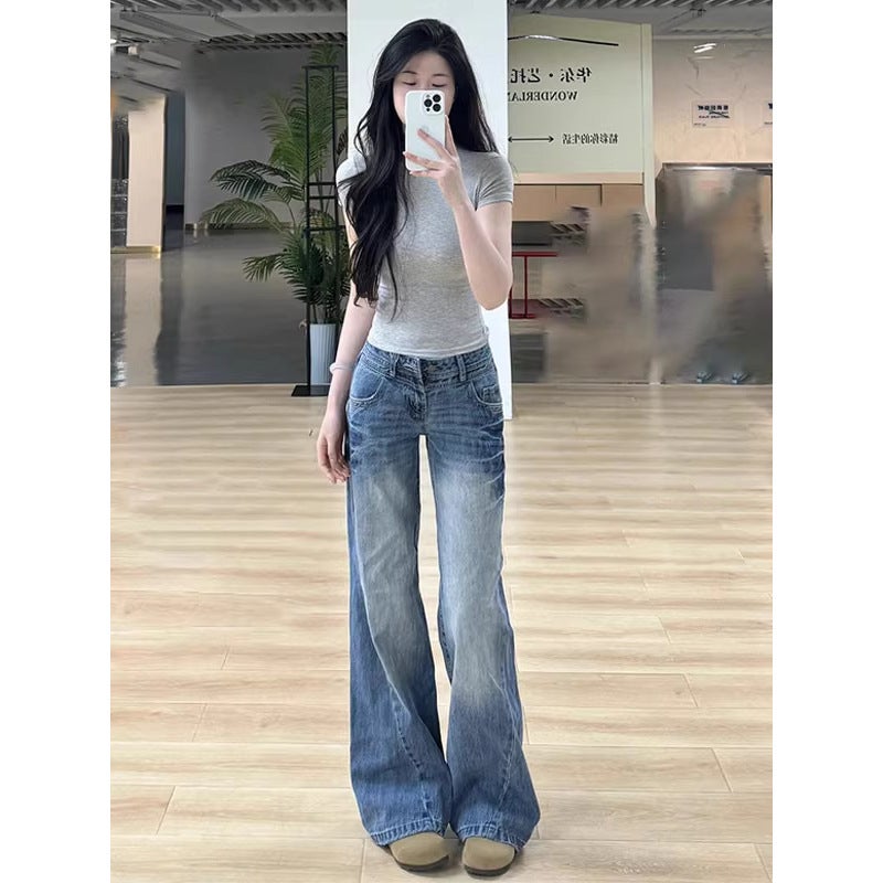 Unisex Classic Denim Jeans Loose Fit Daily Outdoor Wear - Image 2