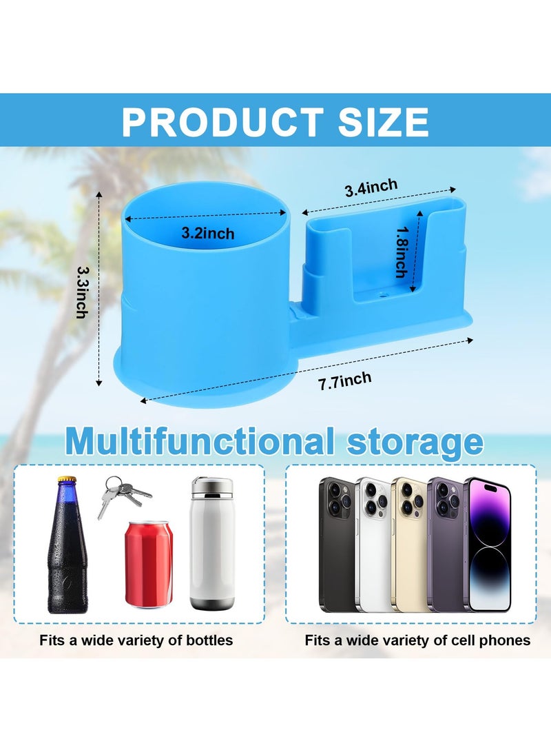 Cup Paddle Board,Kayak Cup Holder Drink Cup for Paddleboard Accessories Surfboards, Canoes and Kayak Accessories for Types of Cup Bottle Drink (Blue) - Image 5