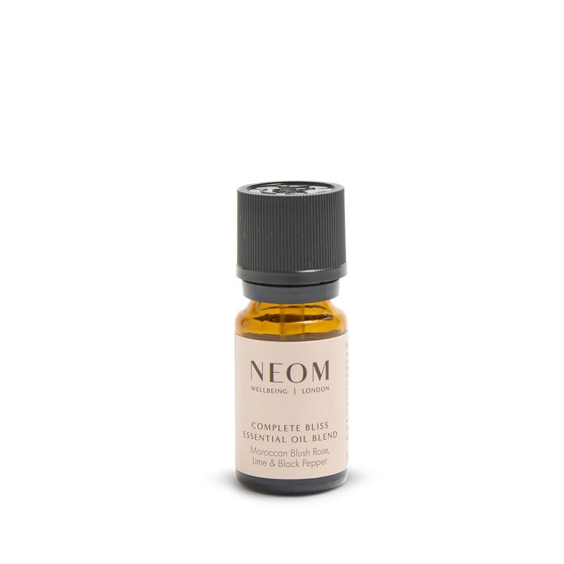 NEOM - Complete Bliss Essential Oil Blend, 10ml | Blush Rose, Lime & Black Pepper | Scent to Calm & Relax Range | 100% Natural Fragrance - Image 2