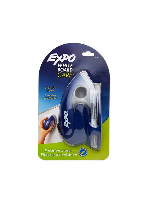 EXPO Precision-Point White Board Eraser, Peel-Off Layers