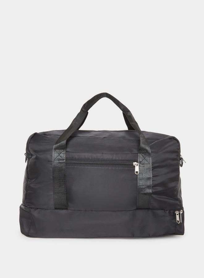 Styli Black Front Zip Gym Bag - Image 4