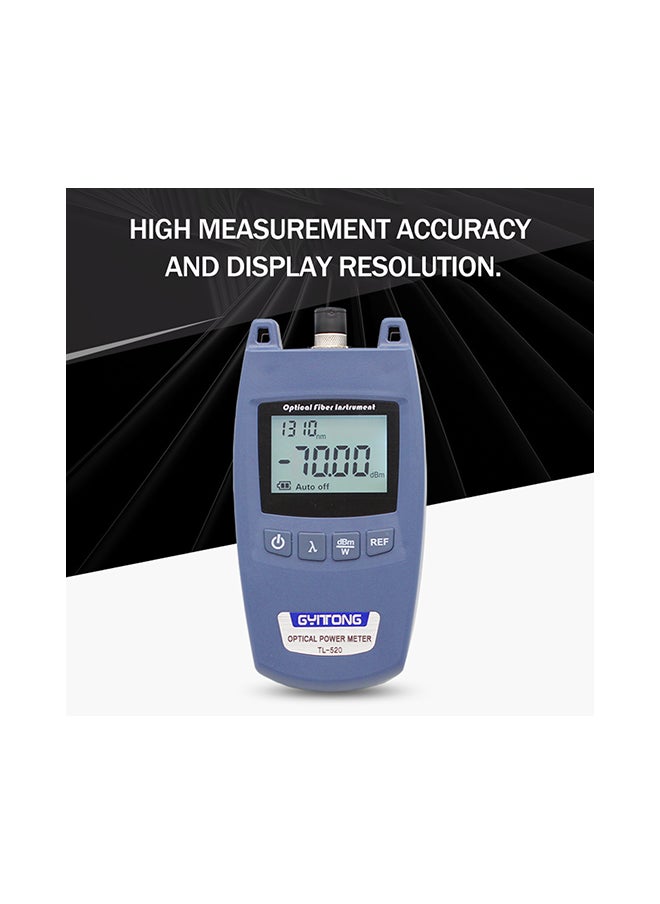 Generic TL-520 Handheld Optical Power Meter Fiber Light Decay Tester Blue 21x5x10centimeter  - Image 3