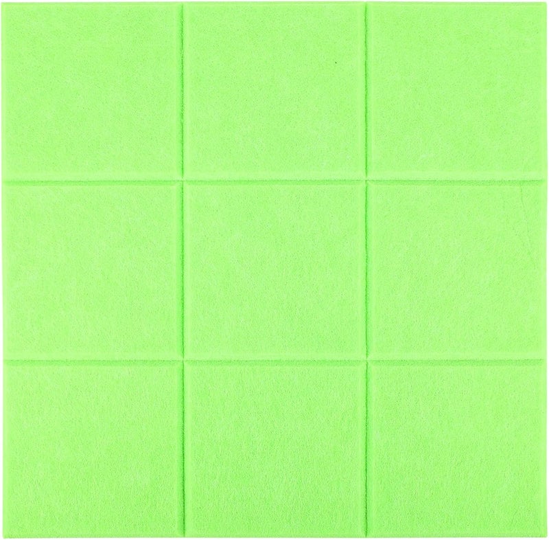 comfrt Cork Bulletin Board Felt Board Felt Board Tiles for Walls Bulletin Board Self Adhesive Pin Board Memo Notice Boards for Home Office Kitchen Photos Memos Green Cork Tiles Bulletin Boards - Image 1