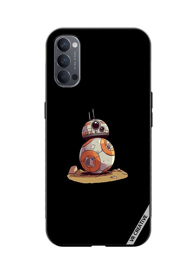 VR CREATIVE Protective Case Cover For Oppo Reno4 Pro 5G Bb8 Star Wars Character Design Multicolour - Image 1