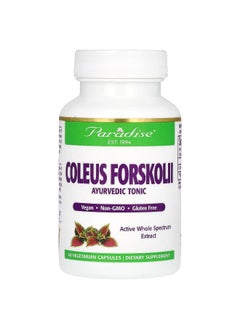 Paradise Herbs Paradise Herbs, Coleus Forskolii, 250 mg, 60 Vegetarian Capsules  - Image 1