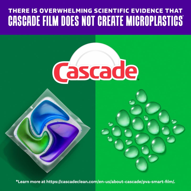 Cascade Platinum Plus Dishwasher Pods, Dishwasher Detergent, Dish Detergent Soap, Mountain, 47 Count - Image 5