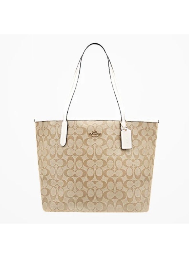 coachoutlet COACH bag for ladies Tote Bag Women's Fashion Versatile Large Capacity Handheld Shoulder Bag. - Image 1