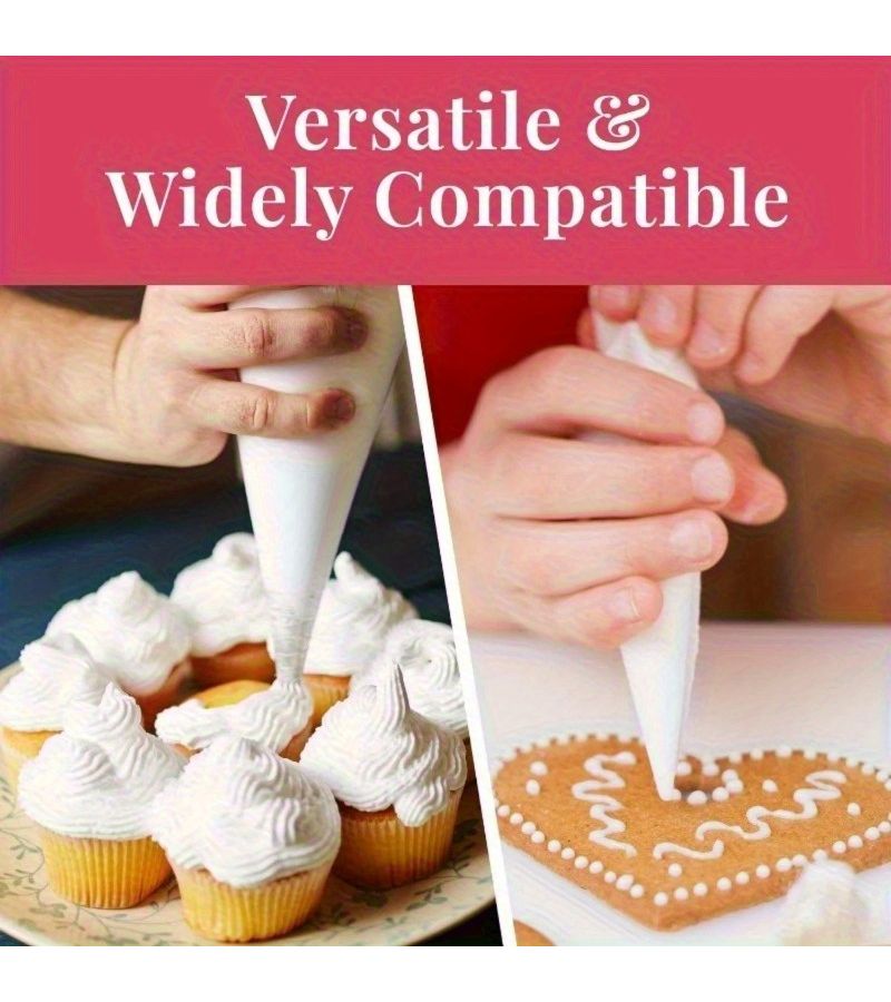 Heavy Duty Piping Bags 100pcs Pastry Decorating Baking Tools Fondant Kitchenware - Image 1