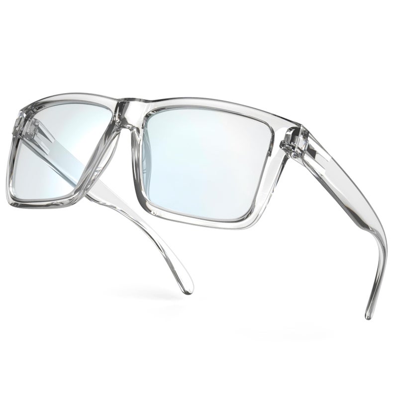 MAXJULI Blue Light Glasses XXL Size Double Extra Large Z87 for Big Wide Heads Men 8228 (Clear) - Image 5